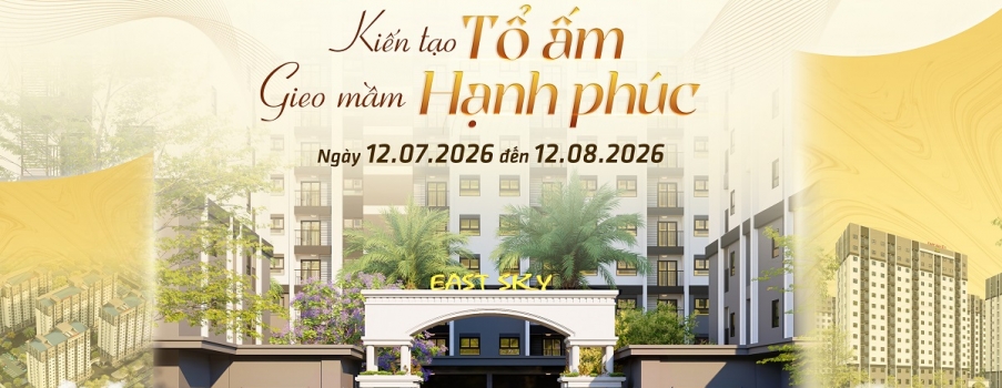 THÁNG 7 BÙNG NỔ VỚI SỰ KIỆN  MỞ BÁN TÒA E1 – EAST SKY, ECOGARDEN